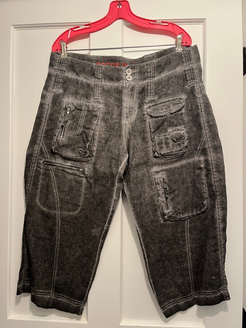 Johnny Was Pete & Greta Capris Sz 10 Cropped Pants 36” Waist